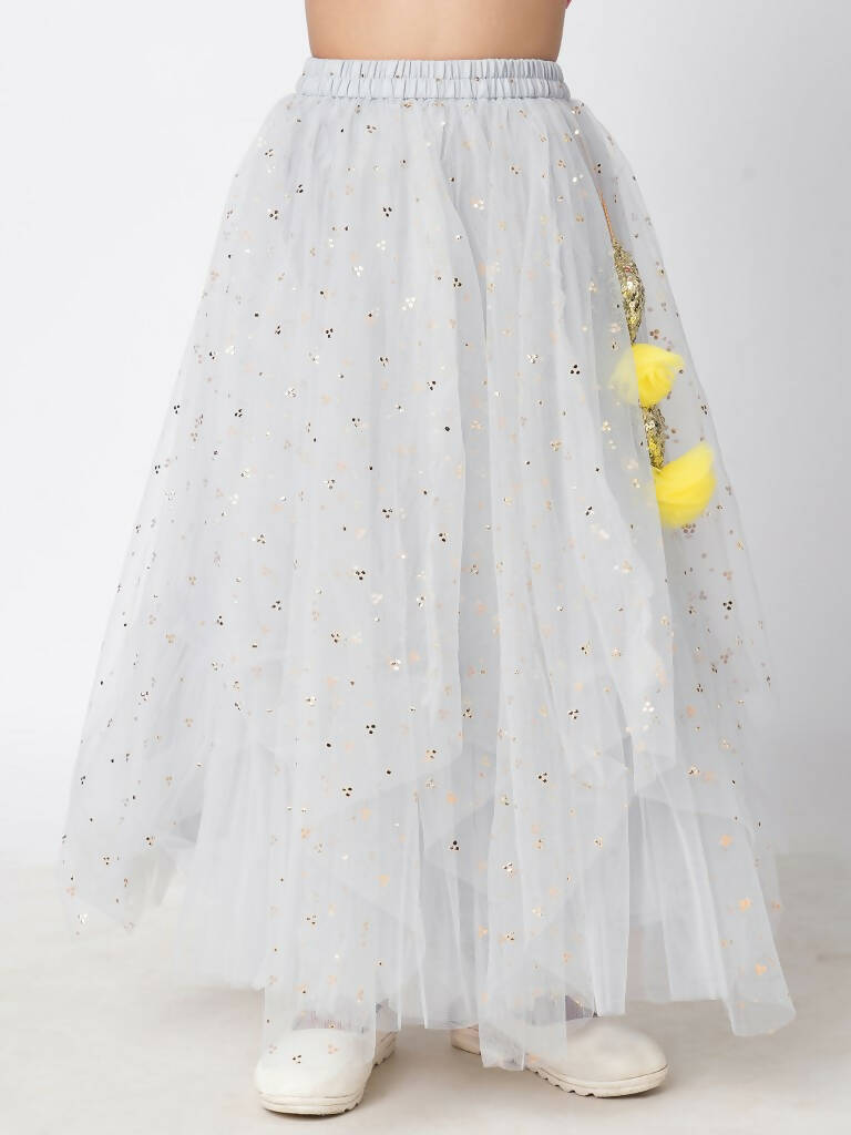 Lil Drama Girls Choli With Ghaghra Set - Pink - Distacart