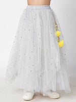 Thumbnail for Lil Drama Girls Choli With Ghaghra Set - Pink - Distacart