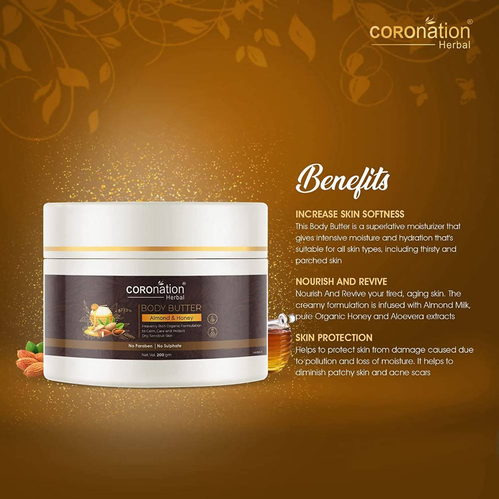 Coronation Herbal Almond & Honey Body Butter - Distacart