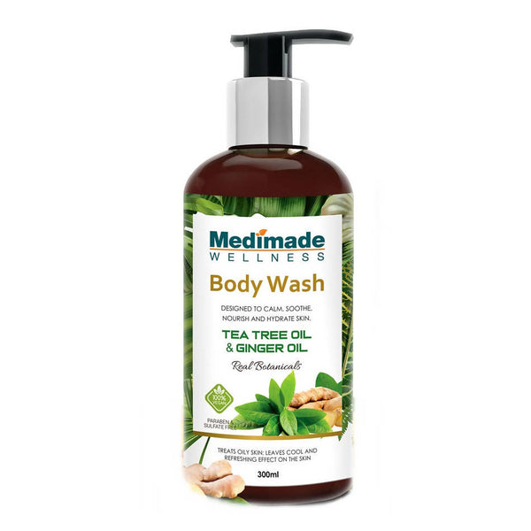 Medimade Wellness Tea Tree Oil & Ginger Oil Body Wash - Distacart