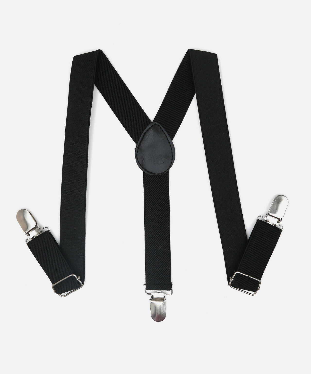 Manet Boys Solid Suspenders - Black - Distacart