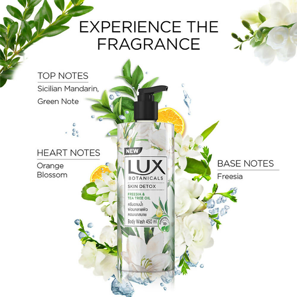 Lux Botanicals Skin Detox Body Wash with Freesia & Tea Tree Oil - Distacart