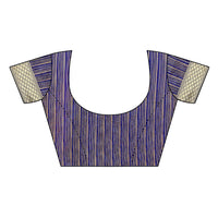 Thumbnail for Vamika Banarasi Jacquard Weaving Yellow Saree (Dangal Yellow) Blouse