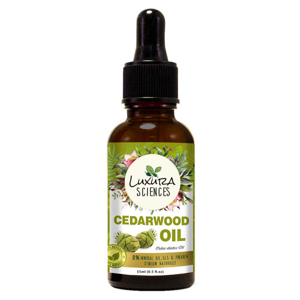 Luxura Sciences Organic Cedarwood Essential Oil - Distacart