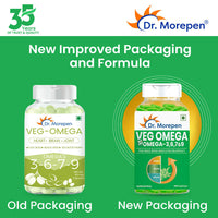 Thumbnail for Dr. Morepen Veg-Omega Veg Capsules - Distacart