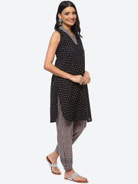 Thumbnail for Biba Women Bandhani Printed Kurta With Salwar & Dupatta - Distacart