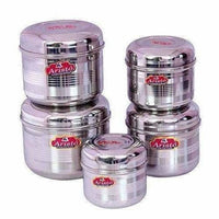 Thumbnail for Storage Designer Steel Containers Set of 5 Pieces - Distacart