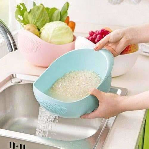 Plastic Drain vegatable Fruit Basket - Distacart