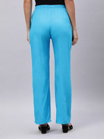 Thumbnail for Souchii Blue Liva Ethnic Palazzos - Distacart