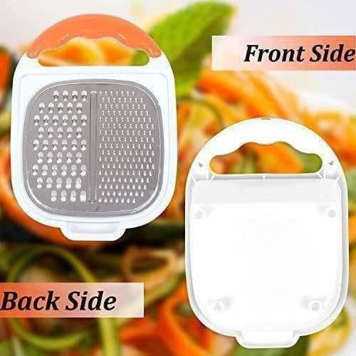 Stainless Steel  / Onion/ Carrot Cutter with Container - Distacart
