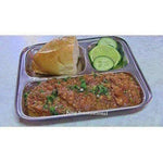 Thumbnail for Stainless Steel 3 in 1 Plate with 3 Compartment - Set of 4 - Distacart