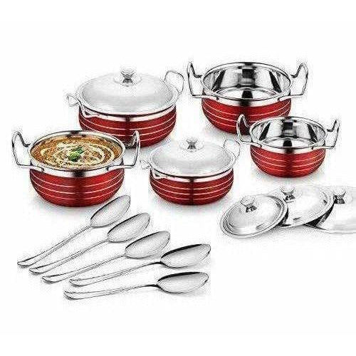 Stainless Steel Handi Copper Set (10-Pieces) - Distacart