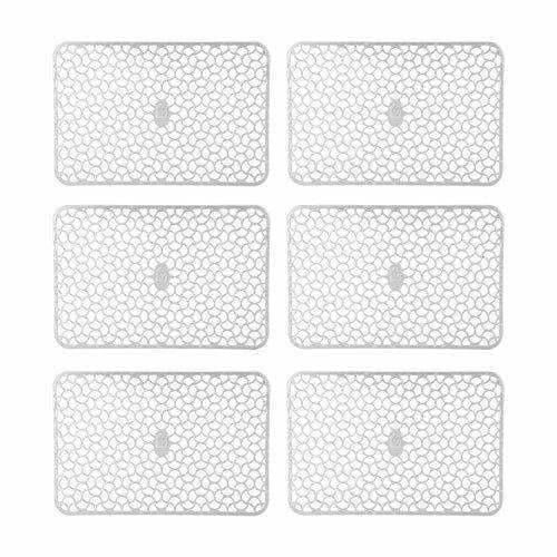 Plastic Anti-Slip Fridge Drawer Mat - Set of 6 - Distacart