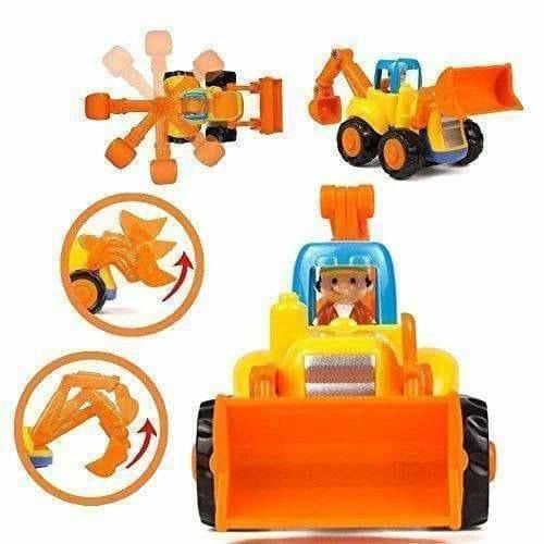 Multi Color - Unbreakable Automobile Car Toys for Kids Set of 4 - Distacart