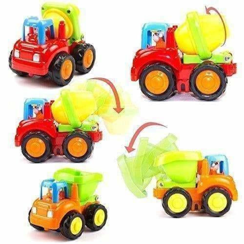 Multi Color - Unbreakable Automobile Car Toys for Kids Set of 4 - Distacart