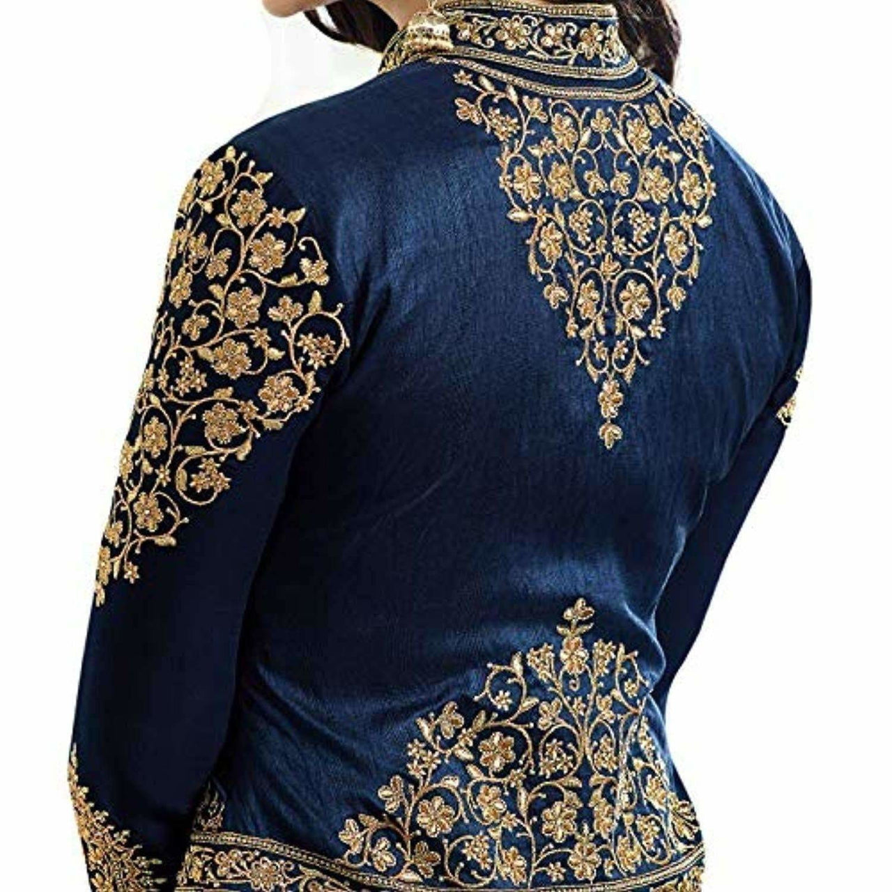 Salwar Suit Material (Turquoise) - Distacart