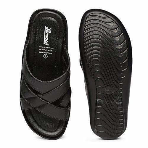 Men's Black Flip-Flops - Distacart