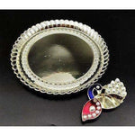 Thumbnail for Plastic Peacock Pooja Thali - Distacart