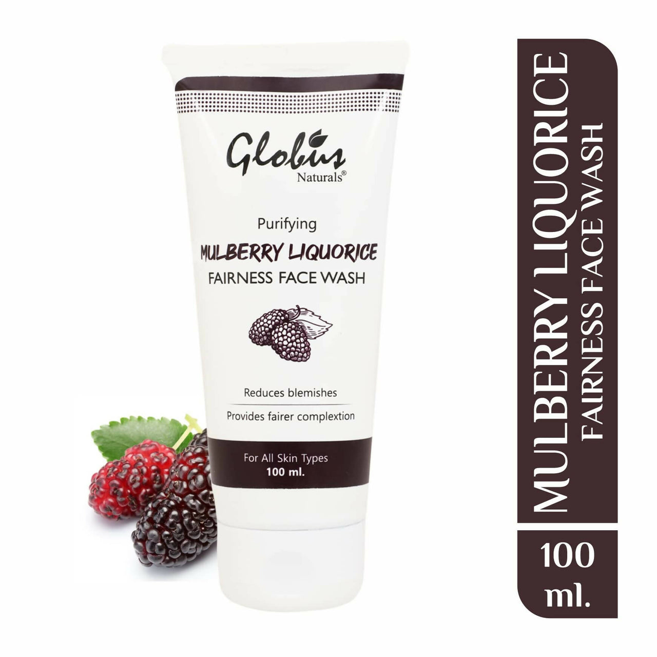 Globus Naturals Mulberry Liquorice Fairness Face Wash - Distacart