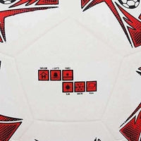 Thumbnail for Cosco Roma Foot Ball, Size 5 (White/Red) - Distacart