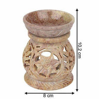 Thumbnail for Handcrafted Soapstone Aroma Burner, Oil Diffuses - Distacart