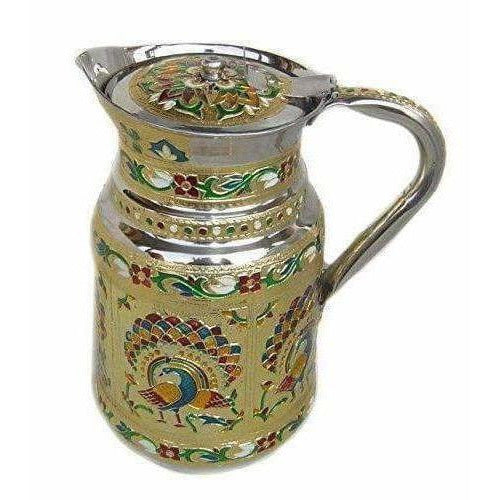Stainless Steel - Water Pitcher (Multicolour) - Distacart