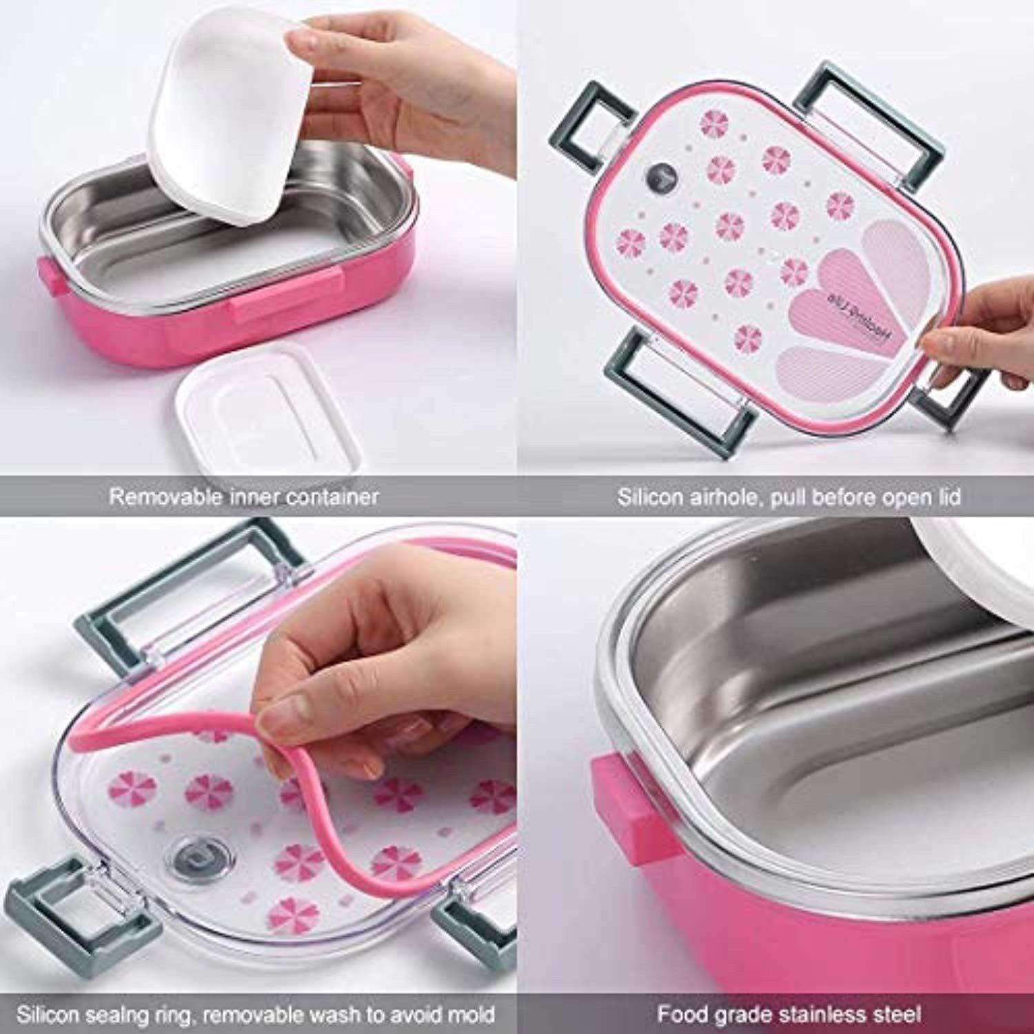 Stainless Steel Lunch Box 710 ml for Kids - Distacart