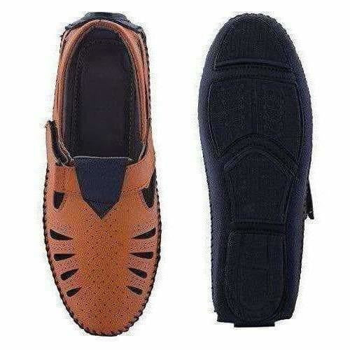 Men Stylish Formal Casual Ethnic Loafer Slip-On Sandal Shoe - Distacart