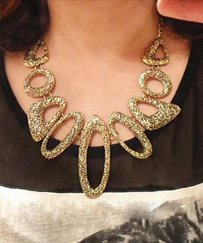 Gold-Toned Alloy Designer Necklace - The Pari - Distacart