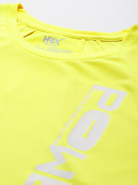 Thumbnail for HRX by Hrithik Roshan Rapid-Dry Printed Training T-shirt - Distacart