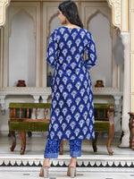 Thumbnail for Kalini Ethnic Motifs Printed Regular Kurta With Trousers & Dupatta - Distacart