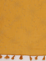 Thumbnail for Souchii Mustard Solid Dupatta - Distacart
