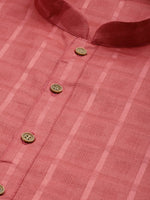 Thumbnail for Manyavar Men Coral Kurta with Churidar - Distacart