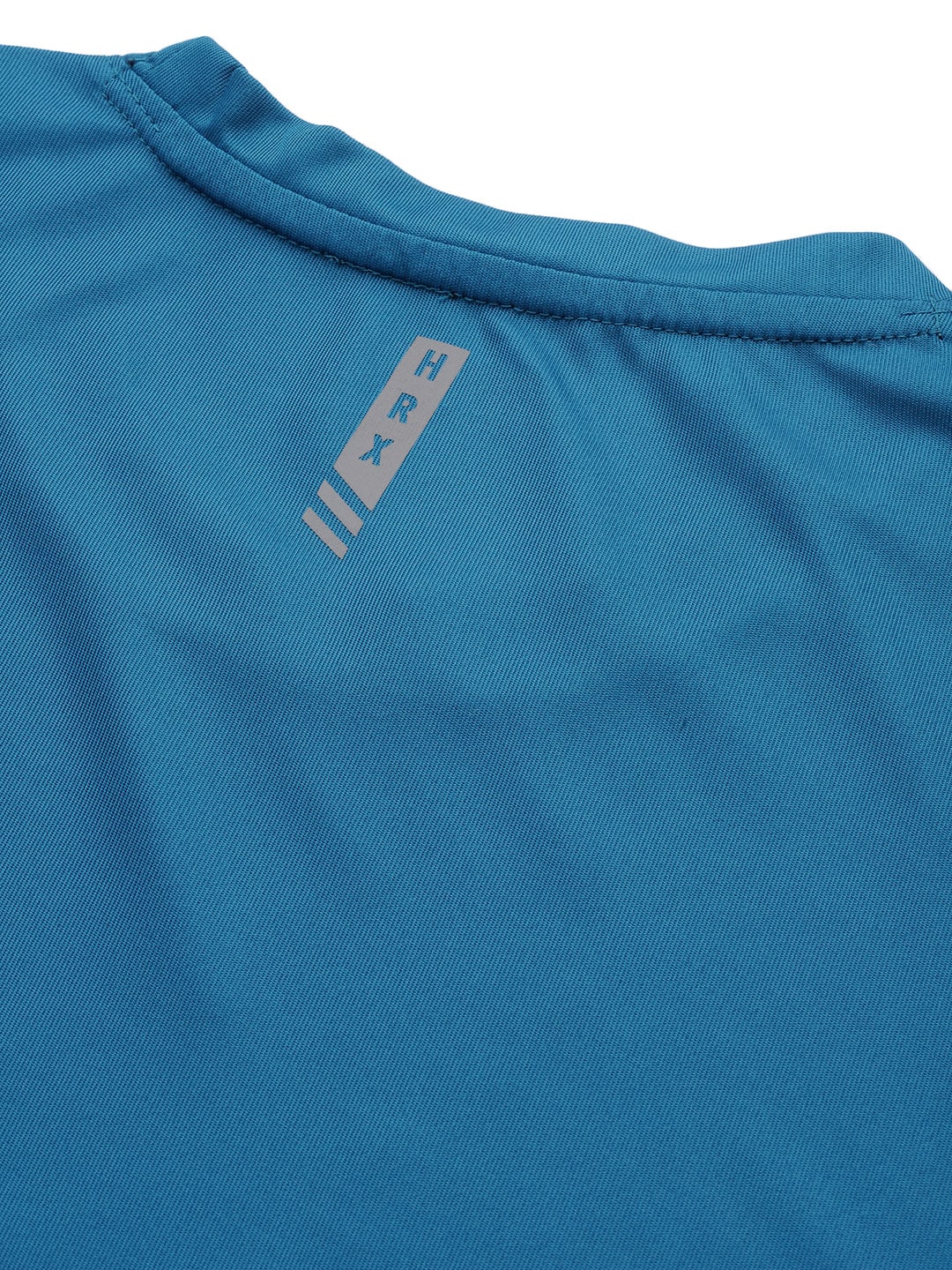HRX By Hrithik Roshan Training Men Blue Beast Rapid-Dry Brand Carrier T-shirt - Distacart