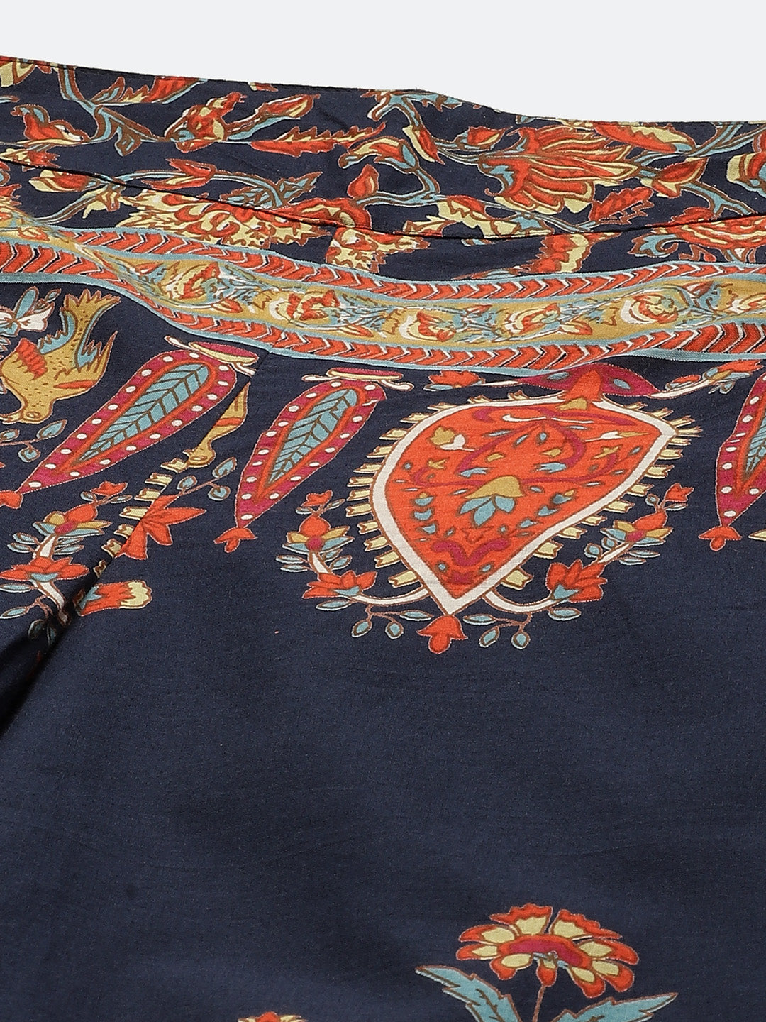 Juniper Women Indigo Cotton Printed Flared Palazzo - Distacart