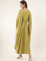 Thumbnail for Khushal K Ethnic Motifs Embroidered Sequined Kurta with Palazzos & Dupatta - Distacart