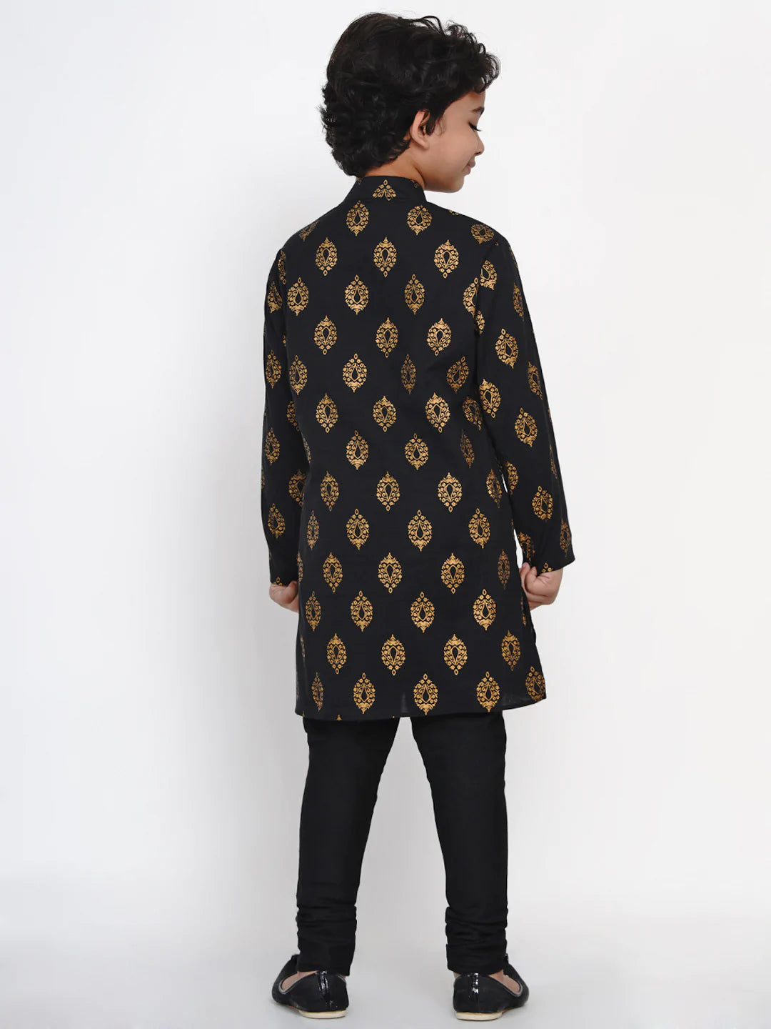 NOZ2TOZ Black Kurta Pyjama Set for Boys - Distacart