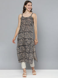 Thumbnail for HERE&NOW Floral Printed Kurta - Distacart