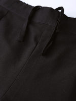 Thumbnail for Juniper Women Black Cotton Flex Solid Slim Fit Pant/Slim Pant - Distacart