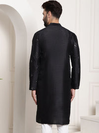 Thumbnail for Sojanya Ethnic Motifs Embroidered Thread Work Kurta - Distacart