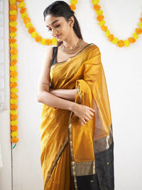 Thumbnail for Kalini Silk Blend Kanjeevaram Saree - Distacart