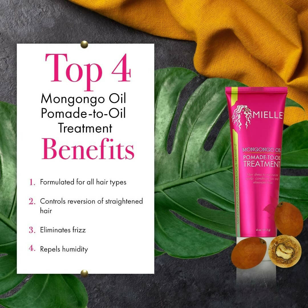 Mielle Organics Mongongo Oil Pomade To Oil Treatment - Distacart