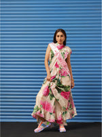 Thumbnail for Tikhi Imli Floral Printed Poly Crepe Saree - Distacart