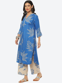 Thumbnail for Biba Women Floral Printed Kurta with Palazzos - Distacart