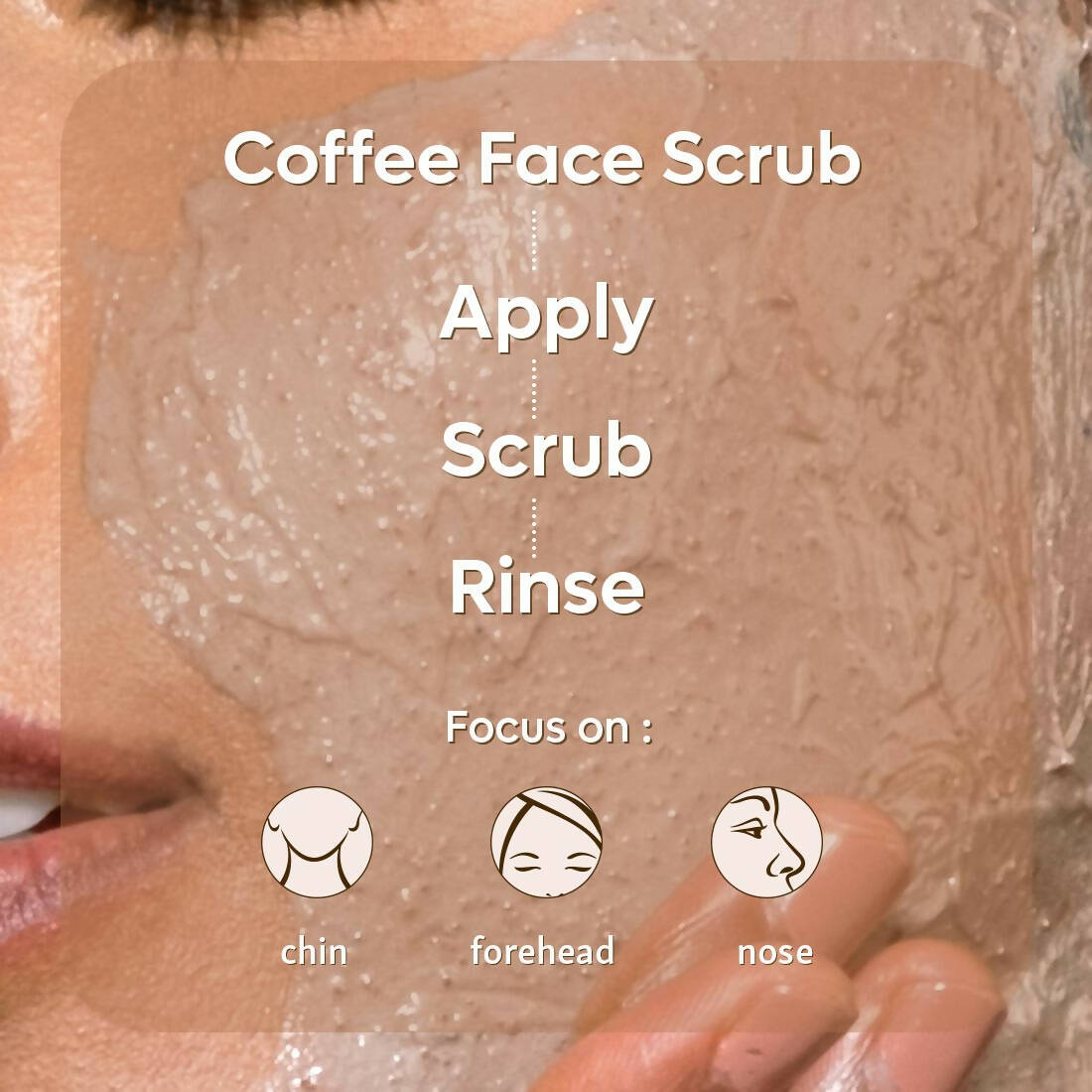 mCaffeine Naked & Raw Coffee Face Scrub with Walnut for Fresh Glow - Distacart