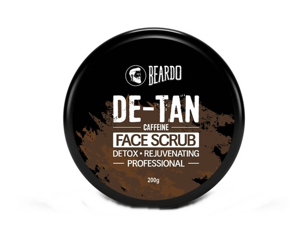 Beardo De-Tan Caffeine Face Scrub - Distacart