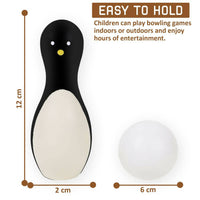 Thumbnail for Matoyi Wooden Penguin Bowling Set For Kids - Distacart