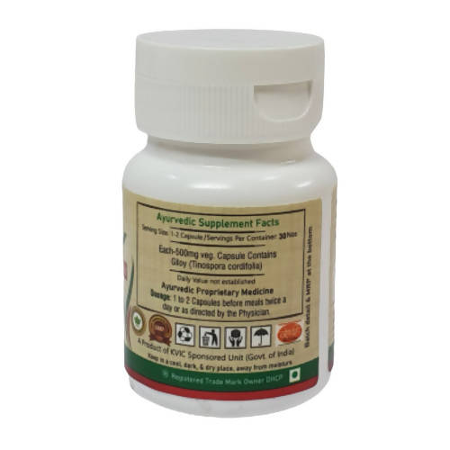 Deep Ayurveda Giloy 500mg Veg Capsules - Distacart