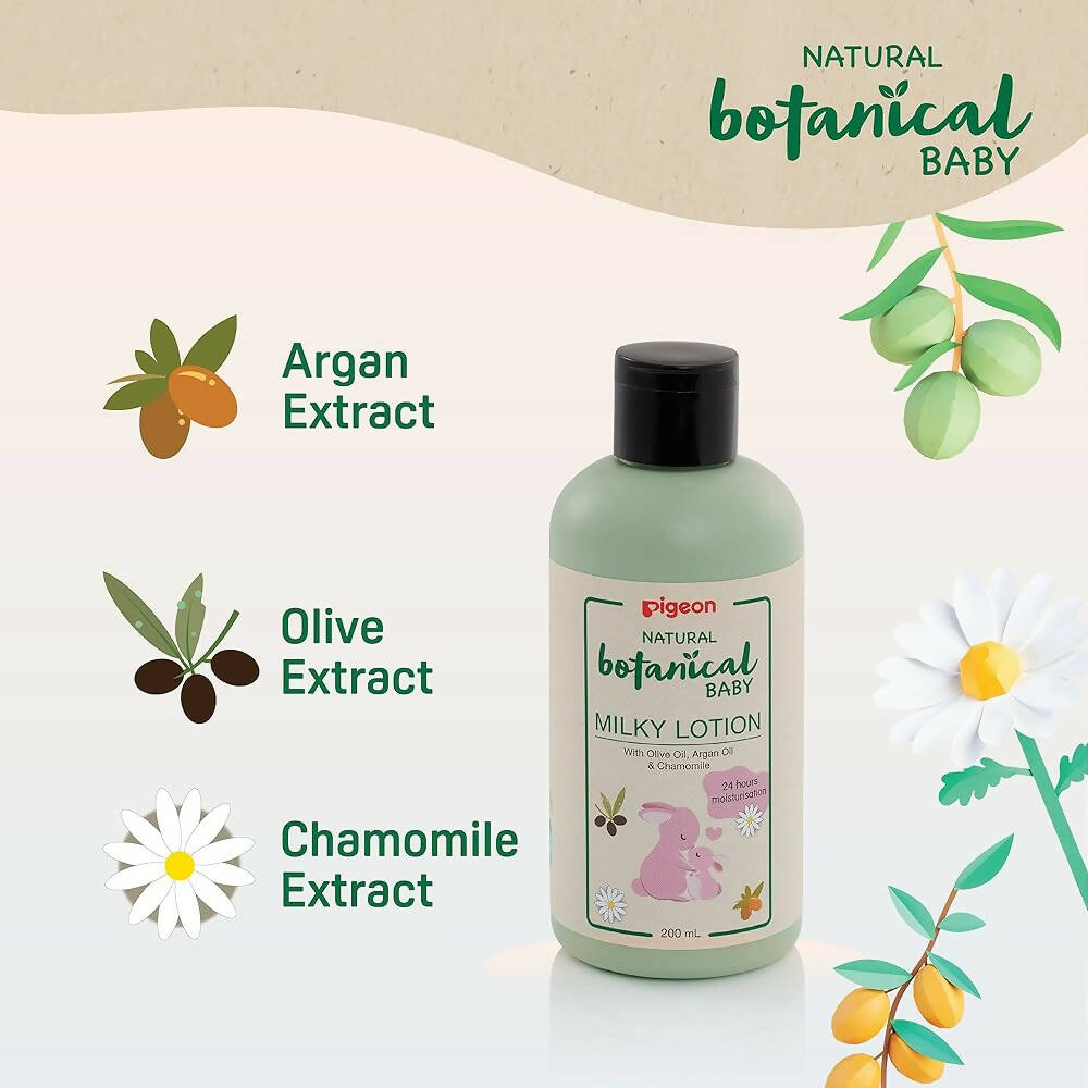 Pigeon Natural Botanical Baby Milky Lotion - Distacart