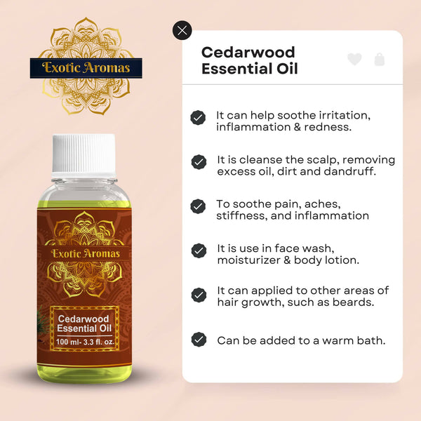 Exotic Aromas Cedarwood Essential Oil - Distacart